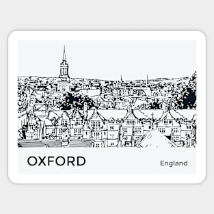 Oxford England Sticker